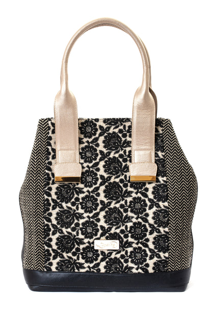 Sac Cabas - FLORA NEGRA