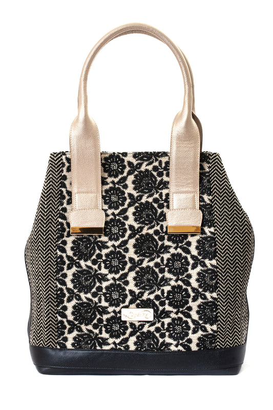 Sac Cabas - FLORA NEGRA