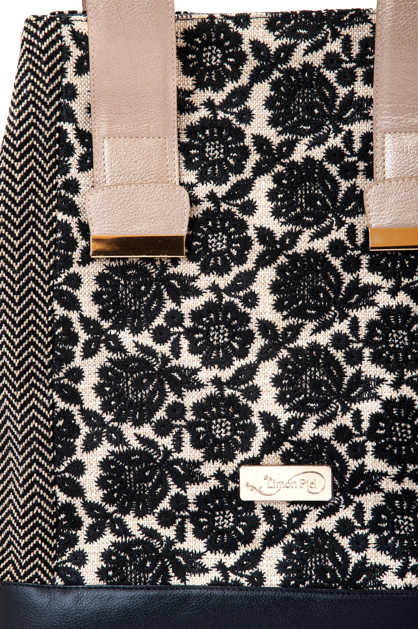 Sac Cabas - FLORA NEGRA
