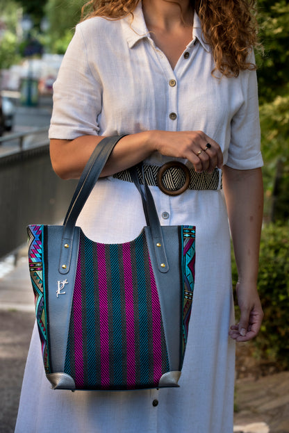 Sac Cabas - COCUY (prune)