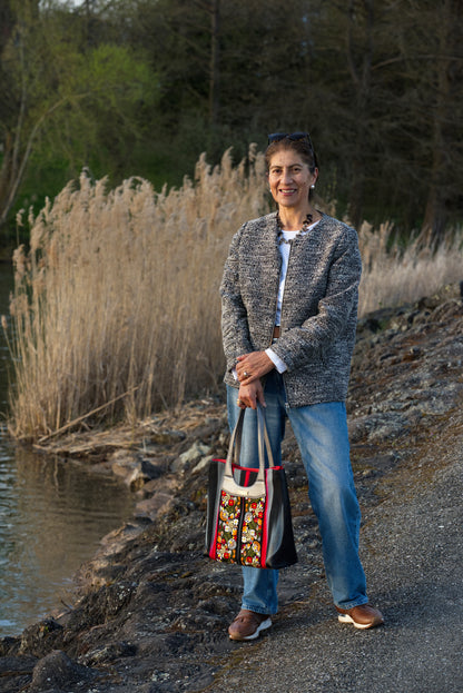 Sac Cabas - FLOR REAL (rouge)