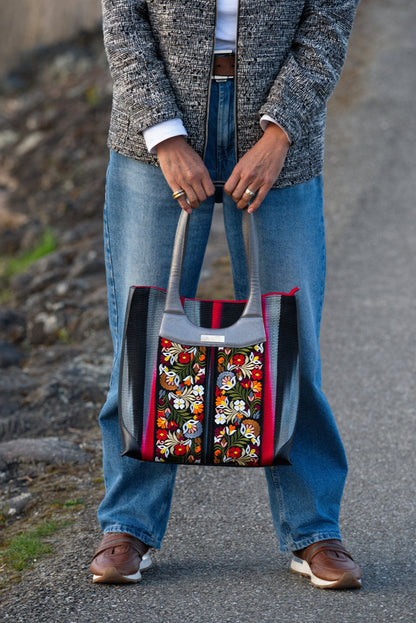 Sac Cabas - FLOR REAL (rouge)
