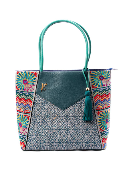 Sac Cabas - MINCA (émeraude)